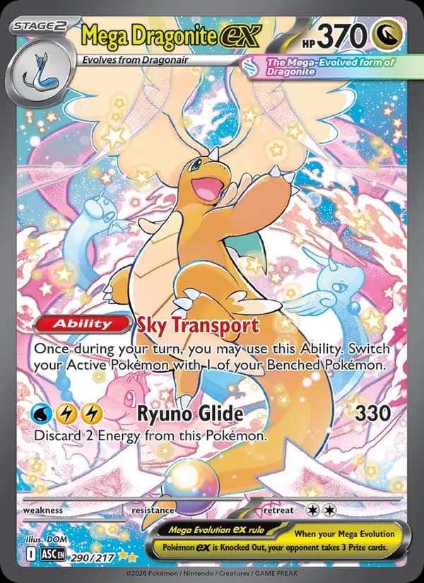 Mega Dragonite ex — Ascended Heroes Special Illustration Rare