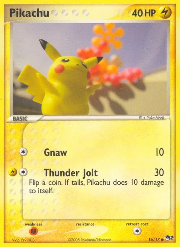 Pikachu illustrated by Yuka Morii from POP Series 2