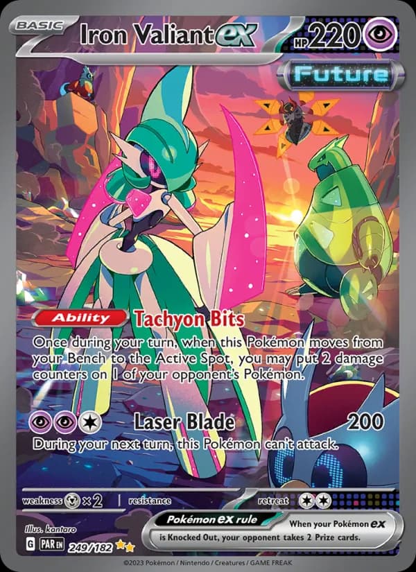 Iron Valiant ex — Paradox Rift Special Illustration Rare