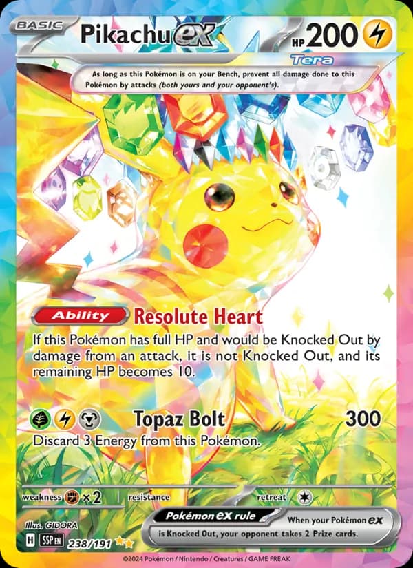 Pikachu ex — Surging Sparks Special Illustration Rare